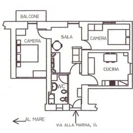 Apartmán Casa Vacanze Il Gatto